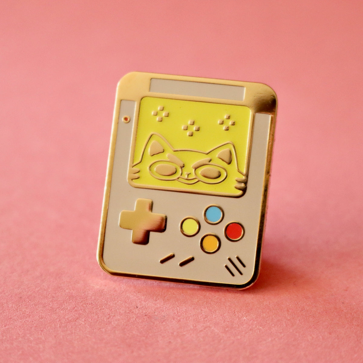 Super Videogame Cat Enamel Pin (Glow in the Dark)