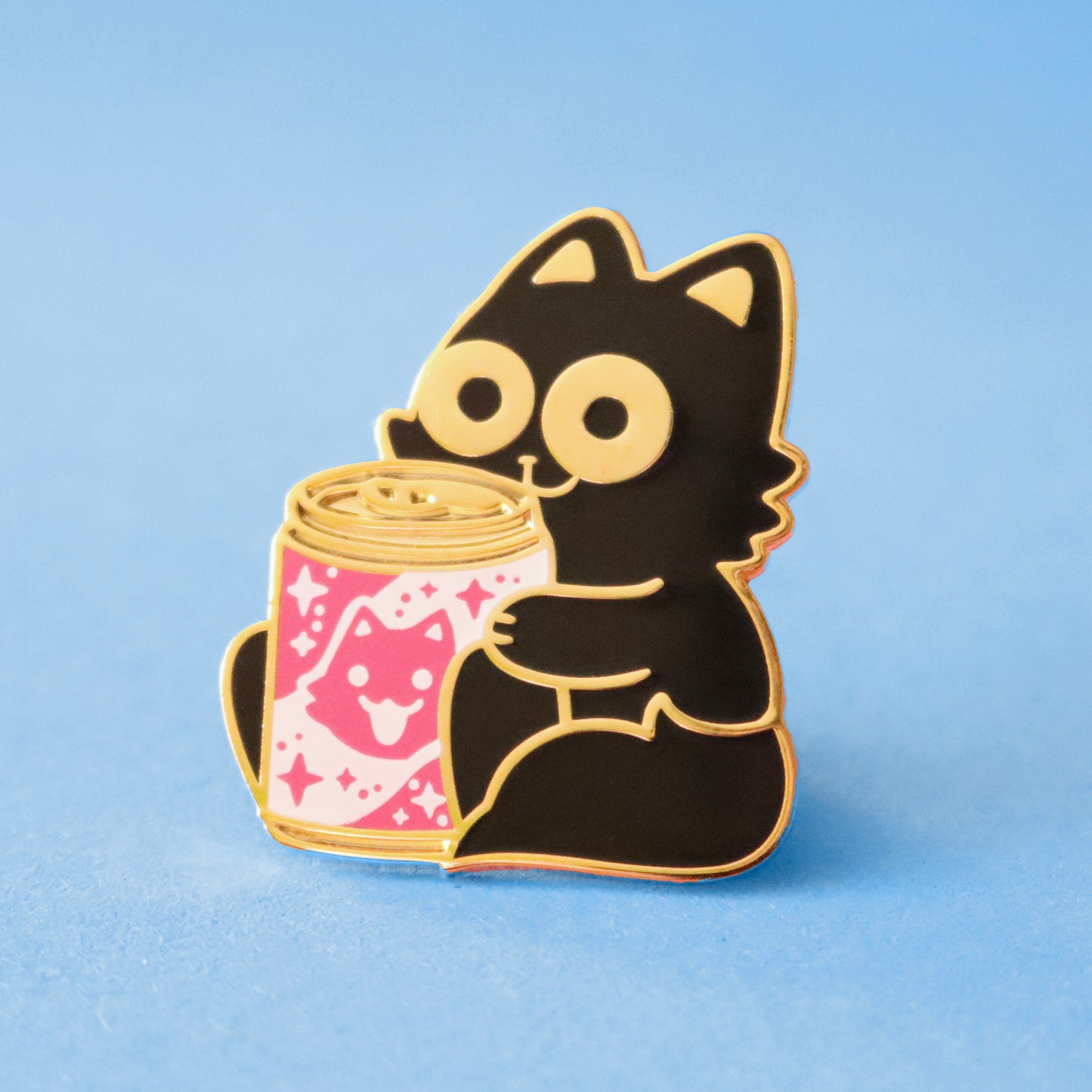 Soda Pop Cat Enamel Pin
