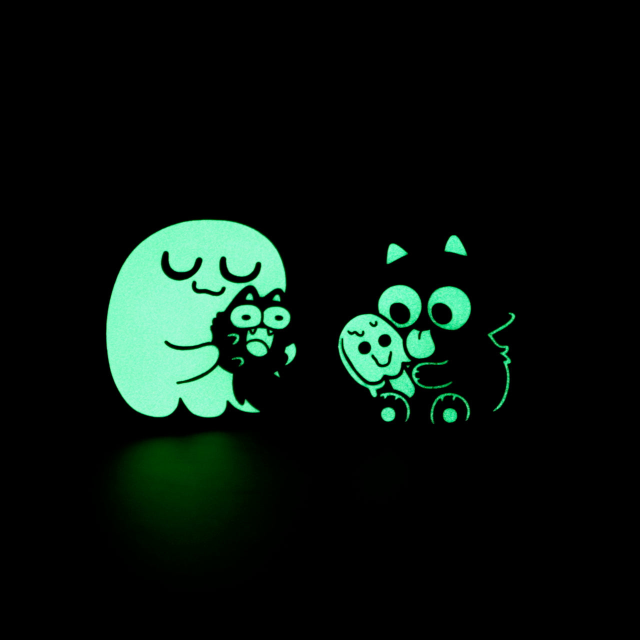 Trick or Treat Friends! (Two Pin Badge Set)