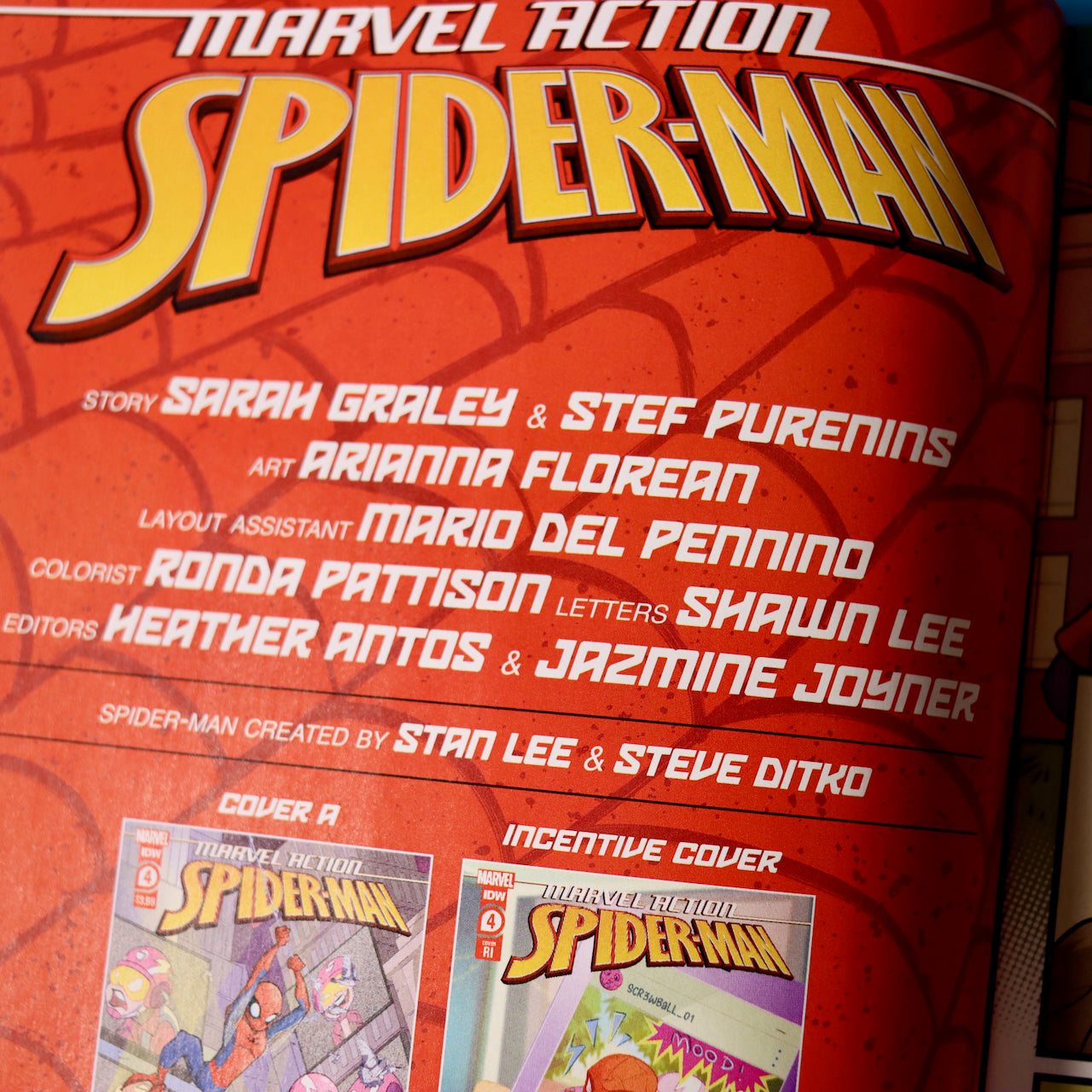 Marvel Action Spider-Man #4 - Signed Comic - Cover B