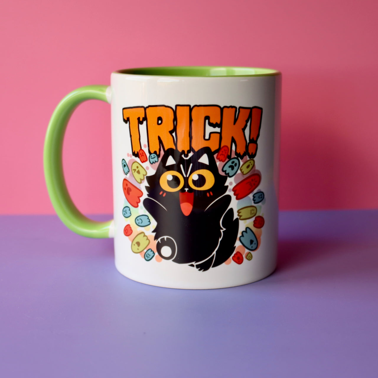 Trick Cat Ceramic Mug