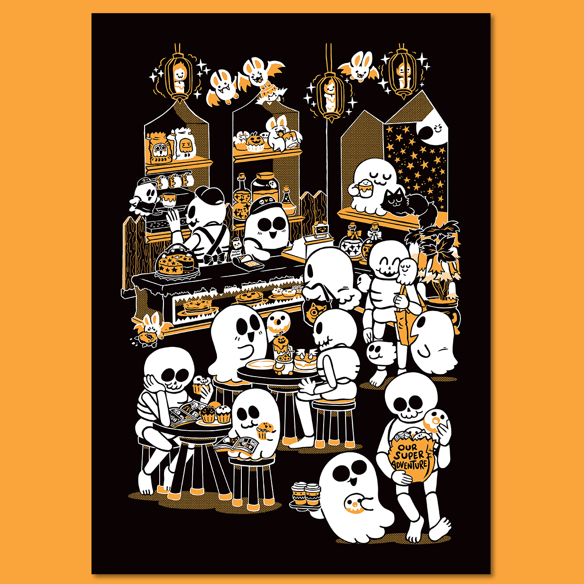 Spooky Bakery A3 Print