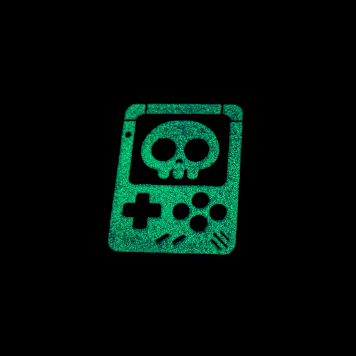 Video Game Skull Enamel Pin (Glow in the dark)