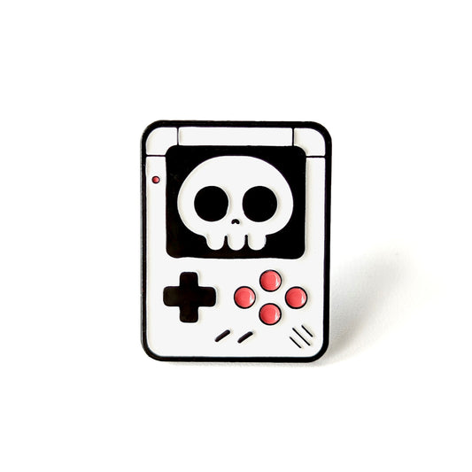 Videogame Skull Enamel Pin (Glow in the dark)