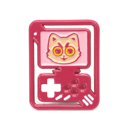 Super Videogame Cat Clear Enamel Pin
