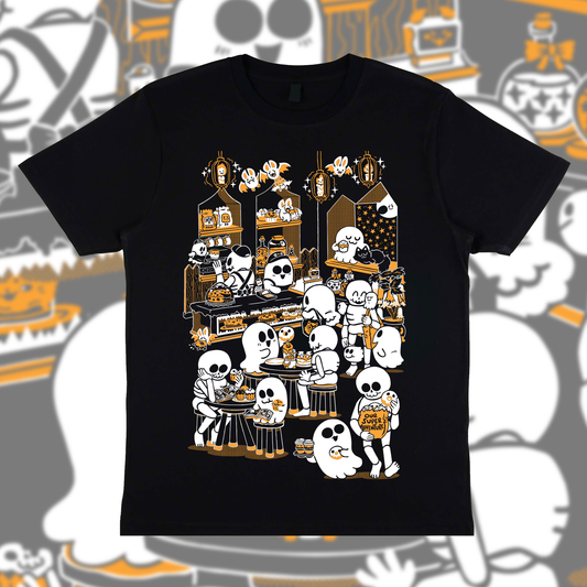 Spooky Bakery Screen-Printed T-Shirt (Pre-Order)