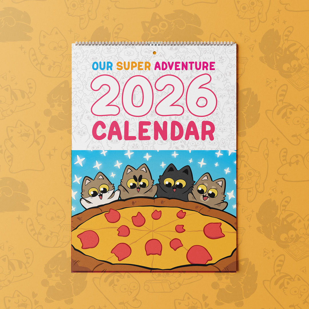 Our Super Adventure 2026 Wall Calendar