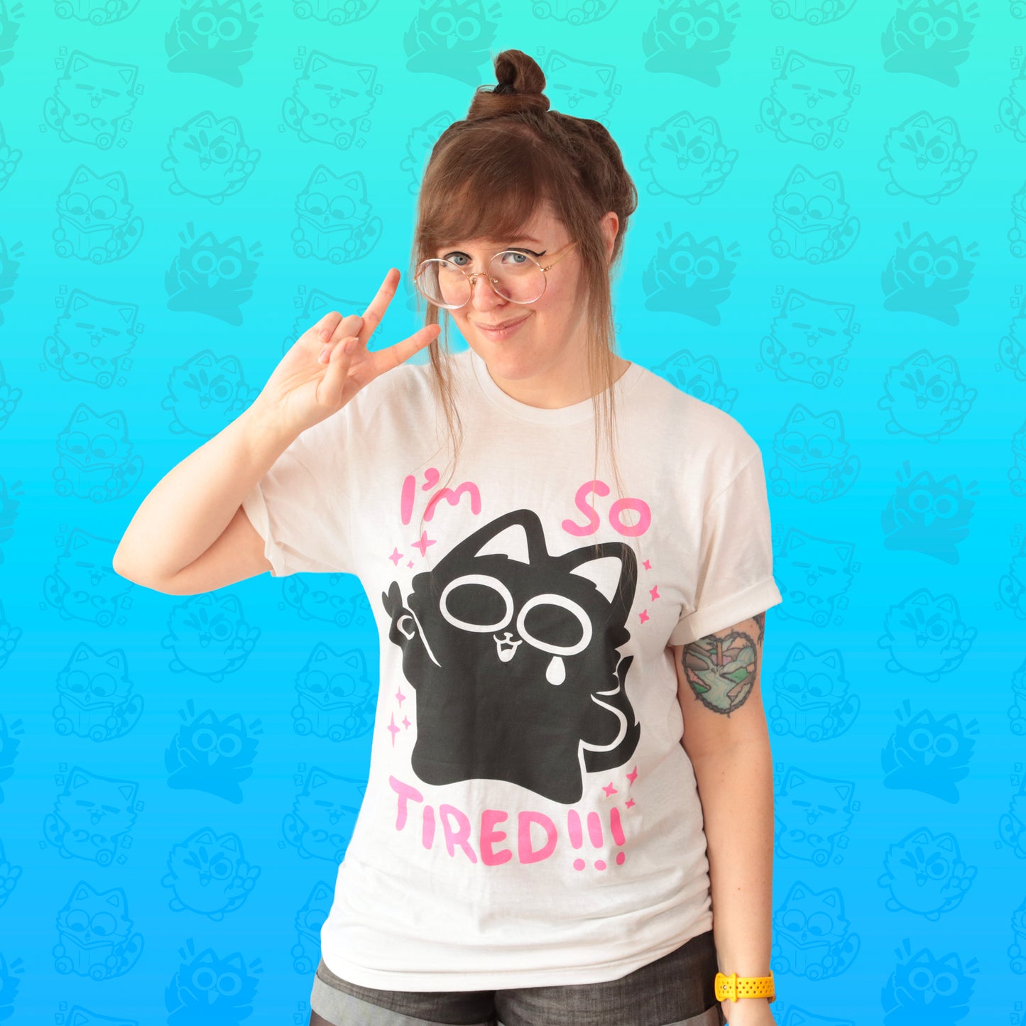 I'm So Tired Screen-Printed T-Shirt