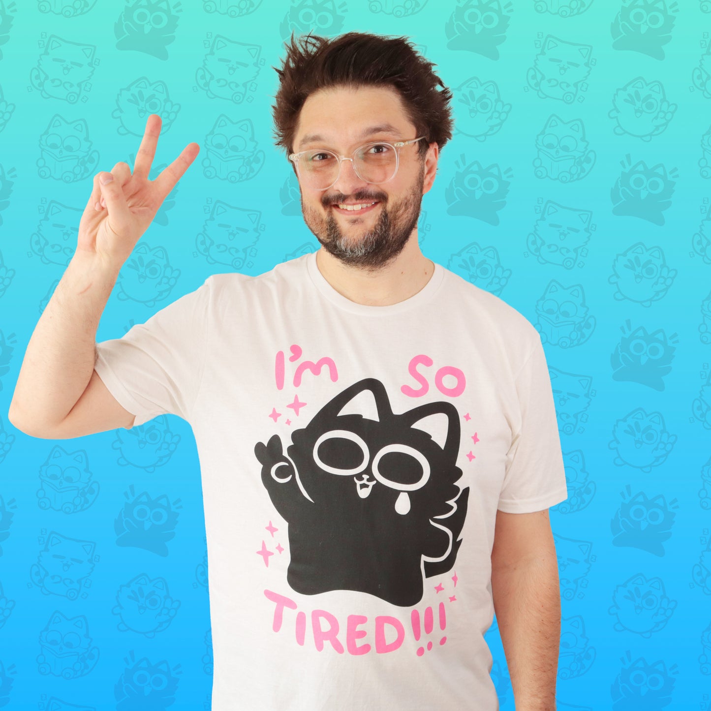 I'm So Tired Screen-Printed T-Shirt