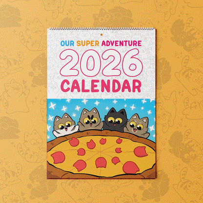 Our Super Adventure 2026 Wall Calendar