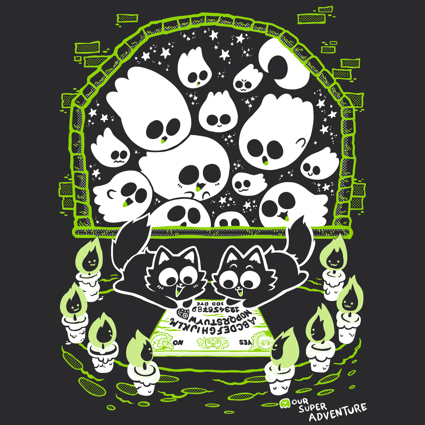 Ghost Talk Screen-Printed T-Shirt (Pre-order)