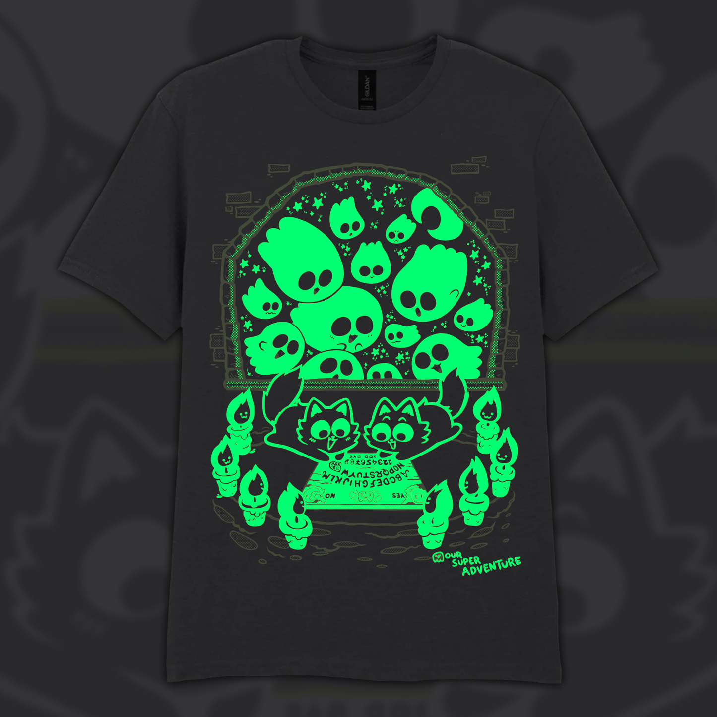 Ghost Talk Screen-Printed T-Shirt (Pre-order)
