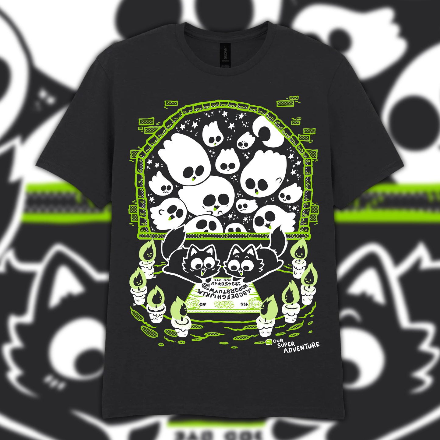 Ghost Talk Screen-Printed T-Shirt (Pre-order)