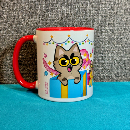 Present Cats Ceramic Mug