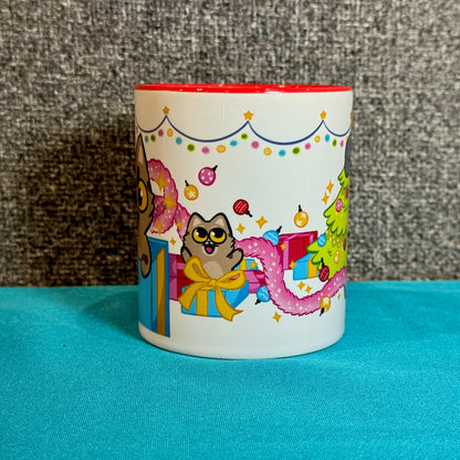 Present Cats Ceramic Mug