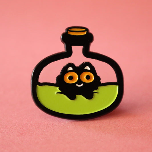 Potion Bottle Cat Enamel Pin