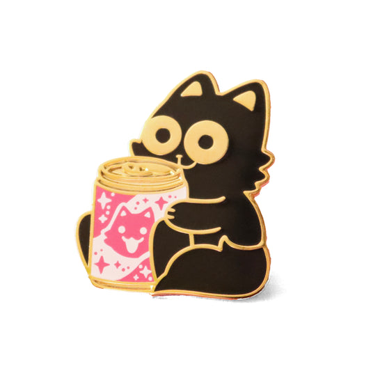 Soda Pop Cat Enamel Pin