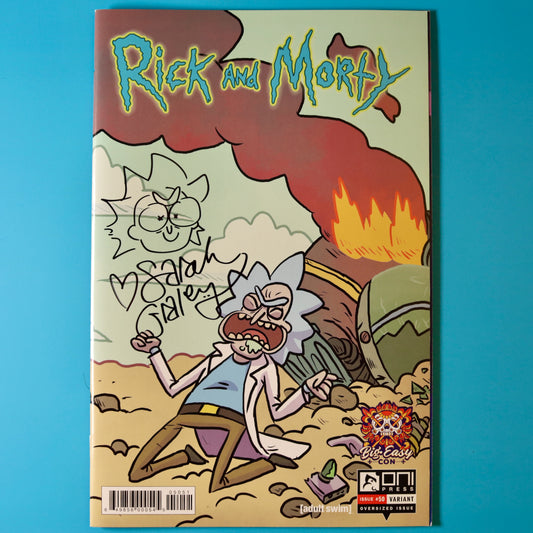 Rick and Morty #50 - Signed Comic - Cover E (Kyle Starks)