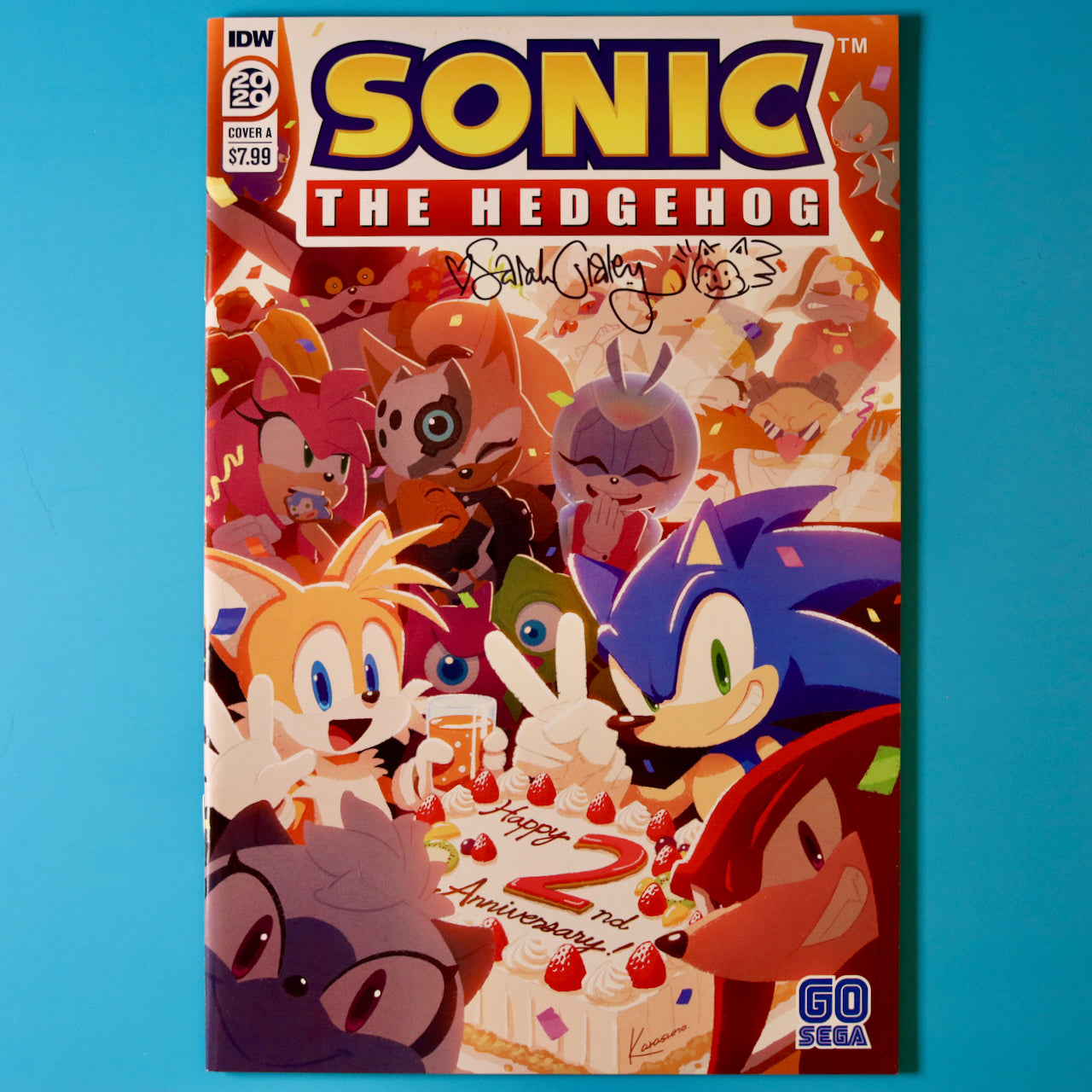 Sonic The Hedgehog 2020 Annual - Signed Comic - Cover A