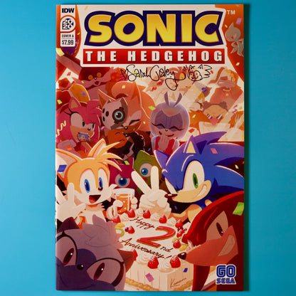 Sonic The Hedgehog 2020 Annual - Signed Comic - Cover A