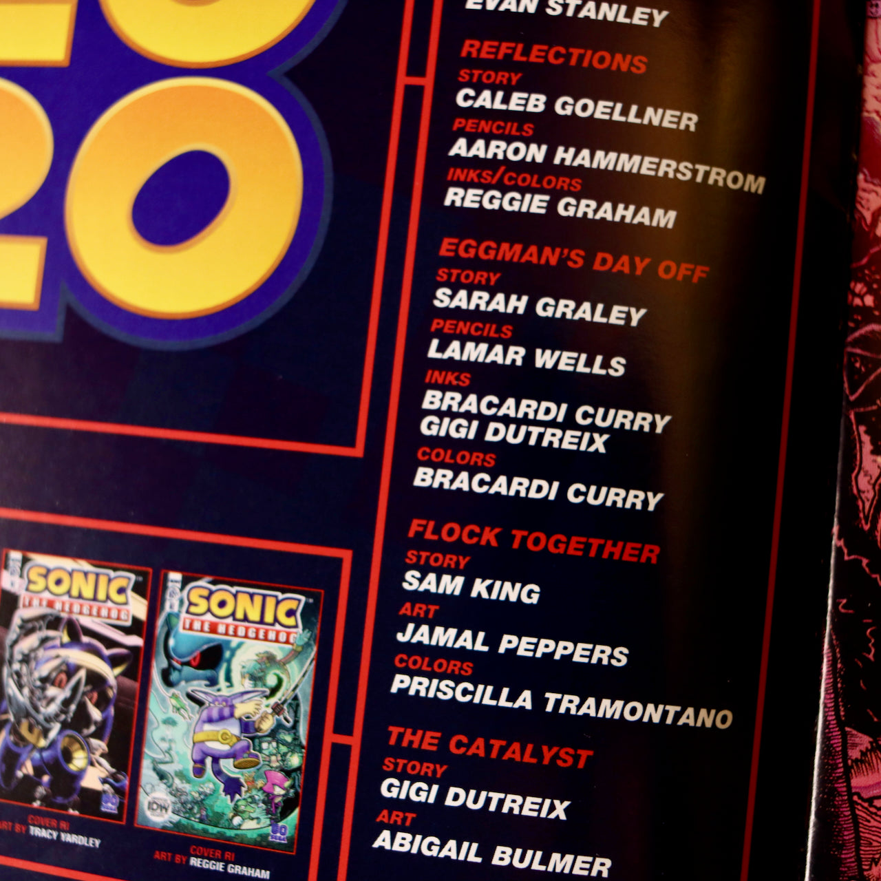 Sonic The Hedgehog 2020 Annual - Signed Comic - Cover A