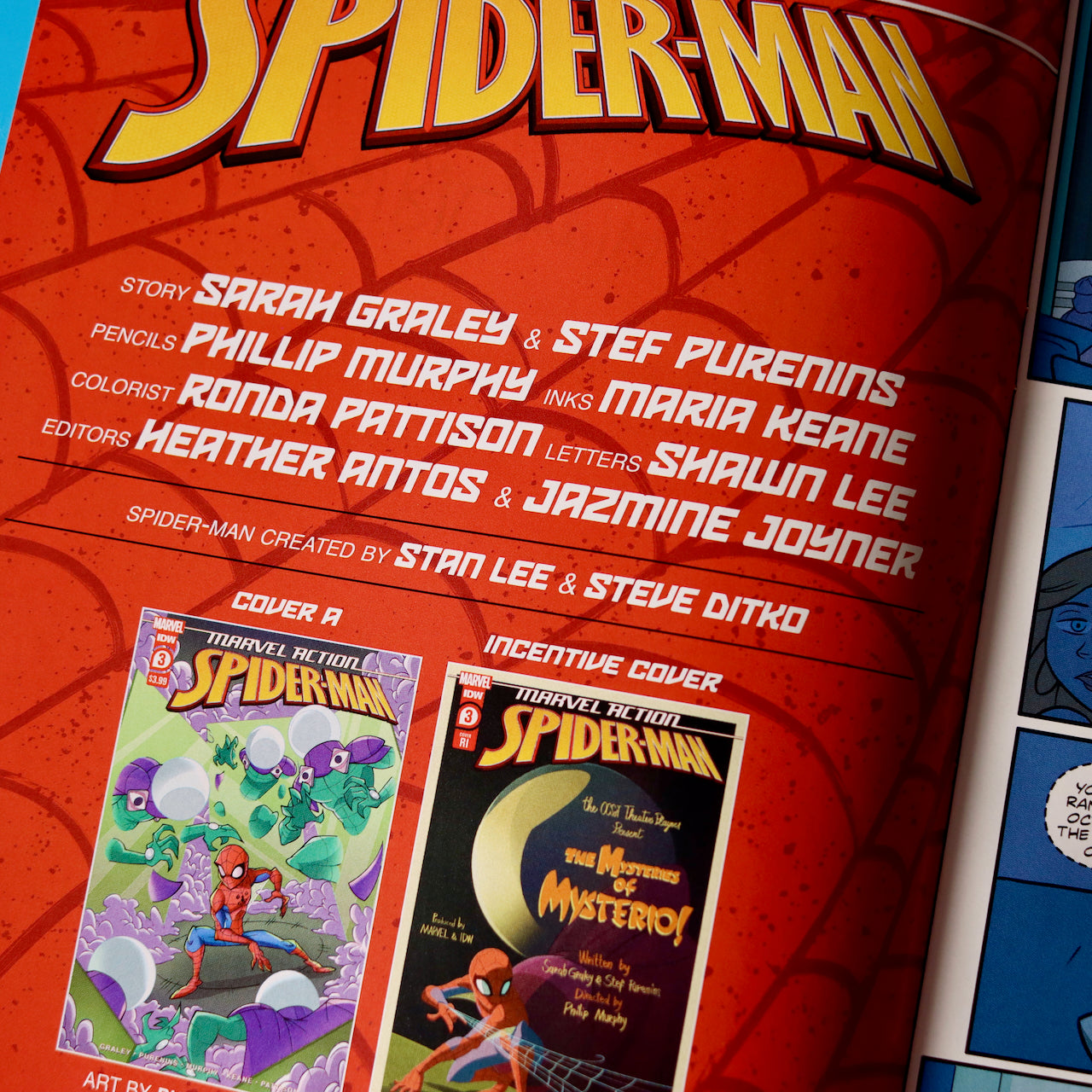 Marvel Action Spider-Man #3 - Signed Comic - Cover A