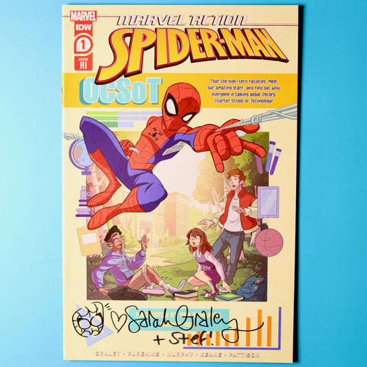 Marvel Action Spider-Man #1 - Signed Comic - Cover B