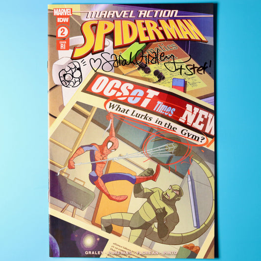 Marvel Action Spider-Man #2 - Signed Comic - Cover B