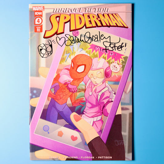 Marvel Action Spider-Man #4 - Signed Comic - Cover B