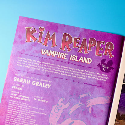 Kim Reaper: Vampire Island #1 - Signed Comic
