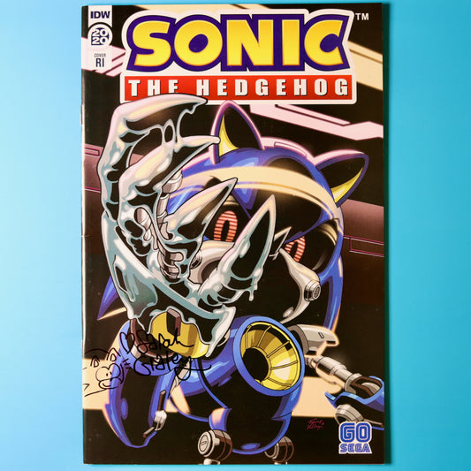 Sonic The Hedgehog 2020 Annual - Signed Comic - Cover RI