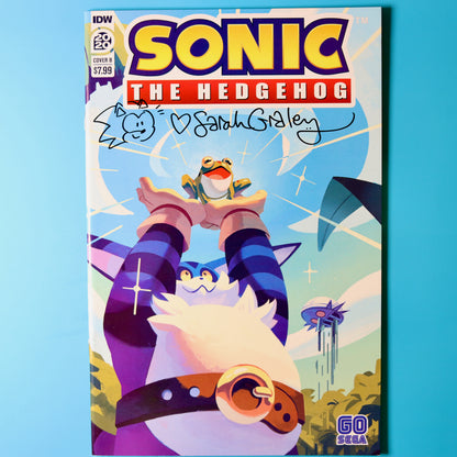 Sonic The Hedgehog 2020 Annual - Signed Comic - Cover B