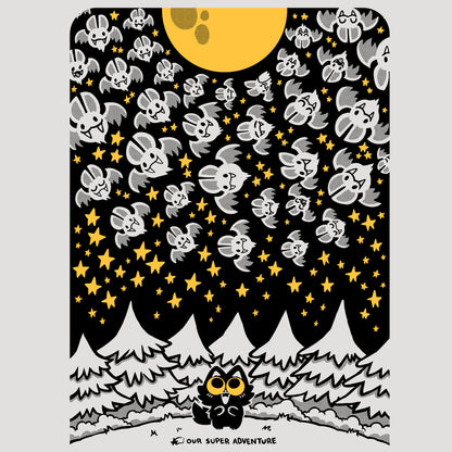 Night Bats Screen-Printed Sweater (Pre-order)