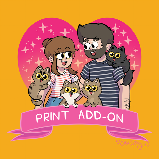 Portrait Commission Print Add-On!