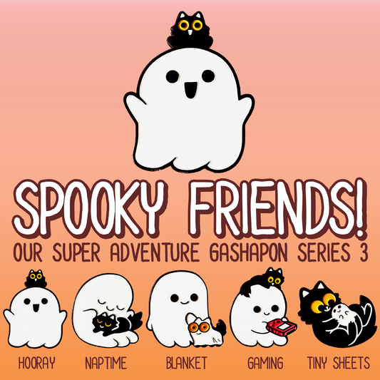 Spooky Friends! (Enamel Pin Gasha Series 3)