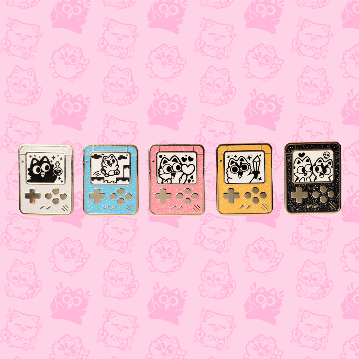 Video Game Cats Series 2! (Enamel Pin Gashapon)